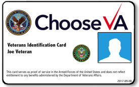 Sample Veteran ID Card