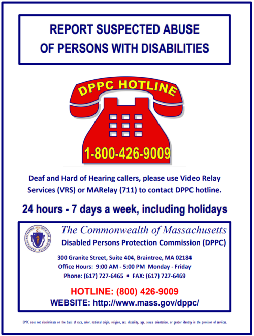 DPPC Hotline - 1-800-426-9009