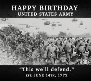 U. S. Army birthday